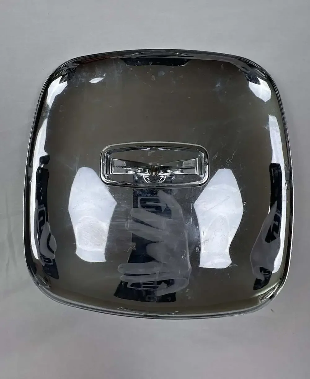 Vintage Milbern Creations Chrome Square Serving Tray with Handle